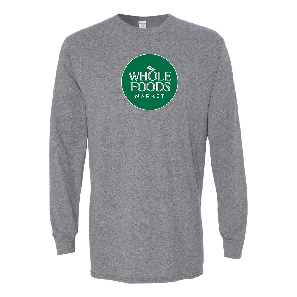 Men's Whole Foods Market Gildan Heavy Cotton Long Sleeve T-Shirt